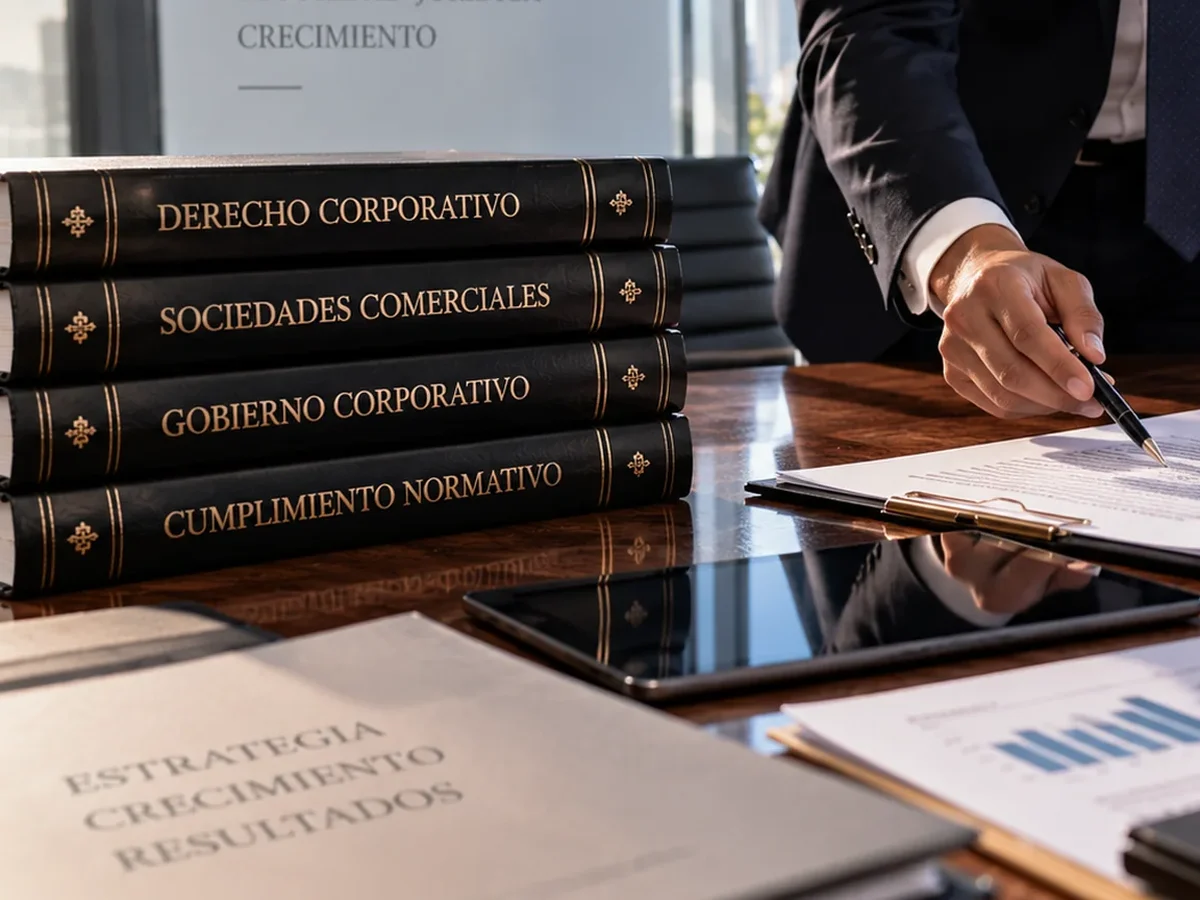 Escritorio de trabajo de Berroa Hernández Firma Legal con expedientes y documentación jurídica
